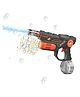FUNVERSE 2 in 1 Gun Toy, Buuble Gun + Water Spray Gun (450 ML Capicity) with 8 to 9 Mtr Long Shooting Range, with Ligh, Sound Effect and with 2 Recharble Battery, All in 1 Gun Toy for Kids