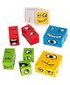 FUNVERSE Face Changing Game for Kids, Smiley Emoji Cube, Learning & Educational Blocks Expressions Puzzles Emotion Change Toy 16 Cube and 72 Cards With Bell (Multi Color)