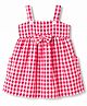 Babyhug Cotton Woven One Piece Dresses/Frocks Sleeveless Gingham Multi Color 2-3 Years