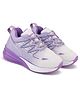BERSACHE Abstract Designed Lace Up Shoes - Purple