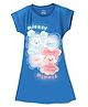 Wear Your Mind Knit Disney Mickey & Friends Featuring Half Sleeves Characters Printed Dress - Royal Blue