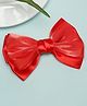 Stol'n Solid Bow Applique Detailed Hair Alligator Clip - Red
