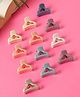 Stol'n Set Of 7 Solid Hair Claw Clips - Multi Colour
