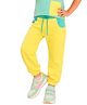 PILOLO Cotton Knit Colour Blocked Pants - Yellow