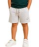 PILOLO Cotton Knit Solid Shorts - Grey