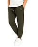 PILOLO Cotton Knit Solid Joggers - Green