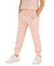 PILOLO Cotton Knit Solid Joggers - Pink
