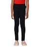 PILOLO Cotton Knit Solid Leggings - Black