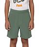 PILOLO Cotton Knit Solid Shorts - Green