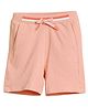 PILOLO Cotton Knit Solid Shorts - Peach