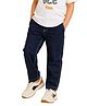 PILOLO Denim Knit Solid Jeans - Navy Blue