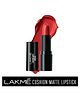 Lakme Forever Matte Lipstick Made With French Rose Oil Extracts Red Blaze-  4.5 g
