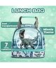Elecart 3D Printed Dinosaur Insulated Lunch Bag | Thermal Tiffin Storage Bag for School, Travel & Picnic | Durable, Waterproof & Portable Lunch Carrier for Kids