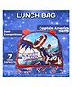Elecart 3D Printed Captain America Insulated Lunch Bag Thermal Tiffin Storage Bag for School, Travel & Picnic Durable, Waterproof & Portable Lunch Carrier for Kids