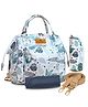Motherly Nano Diaper Bag Small Diaper Bag for Mothers for Travel Combo Set with Accessories | Baby Bag for Mother Travel | Diaper Bag for Baby (Green Leaf)