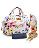 Motherly Nano Diaper Bag Small Diaper Bag for Mothers for Travel Combo Set with Accessories | Baby Bag for Mother Travel | Diaper Bag for Baby (Garden Glam)