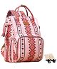 Motherly VivaLuxe Diaper Bag for Mothers Travel Baby Bag with Warranty, Insulated Bottle Pocket, Multi Compartments & Stroller Hooks, Spacious Maternity Bag for Mom, Stylish & Durable (Pink)