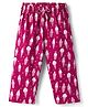 CUCUMBER Sinker Knit Ice Cream Printed Capri - Maroon