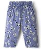 CUCUMBER Sinker Knit Butterfly Printed Capri - Light Blue