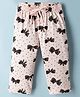 CUCUMBER Sinker Knit Capri With Bow & Polka Dot Print - Baby Pink