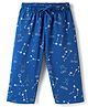 CUCUMBER Sinker Knit Star Printed Capri - Royal Blue