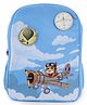 Filli&Me Height 16.1 Inches Filli Flies a Plane School Bag - Blue