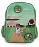 Filli&Me Height 16.1 Inches Filli Plays Cricket School Bag - Green