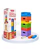 Wudly Wooden Stacking Tower Game for Kids  Colorful Tumbling Tower Block Game (54 Pieces)