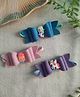 Krisha's KALACAREE Set Of 3 Unicorn Mermaid & Ice Cream Bow Applique Detailed Headband  - Multi Colour