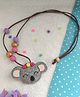 Krisha's KALACAREE Koala Pendant & Beads Detailed Necklace - Grey
