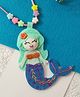 Krisha's KALACAREE Mermaid Pendant & Beads Detailed Necklace - Blue