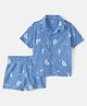 Carter's Knit Half Sleeves Polo T-Shirt & Shorts St with Dino Print (Color May Vary)