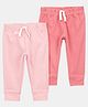 Carter's Cotton Woven Full Length Solid Leggings Pack Of 2 ( Colour May Vary )