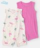 Carter's Woven Sleeveless Rompers with Flamingo Print Pack of 2 (Color May Vary)