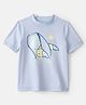 Carter's Half Sleeves Sea Life Printed Swim T-Shirt - Light Blue