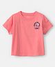 Carter's Cotton Knit Half Sleeves  Printed T-Shirts - Orange