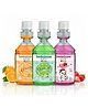 SmiloShine Junior Kids Mouthwash Trio Strawberry, Juicy Orange & Lemon-Lime Flavours, Alcohol-Free Fluoride Mouthwash, 500 PPM Sodium Fluoride, 150 ml Each, Pack of 3