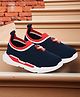 Trump Mesh Detailed Astronaut Applique Detailed Slip On Shoes - Red