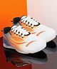 Trump Ombre Abstract Printed Lace Up Shoes - Orange