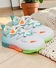 Trump Ombre Detailed Velcro Closure Shoes - Orange