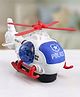 Police Helicopter Toy with Mist Spray, Light & Music| Bump & Go Action| Rotating Propellers| Battery Operated | Imaginative Play & Hand-Eye Coordination | 3+ Years | BIS Certified