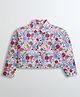 Barbie by Tiny Girl Woven Mattel Featuring Full Sleeves Barbie Text & Hearts Printed Shirt - Wine