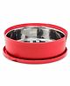SIGNORA WARE Monarch Stainless Steel Storage Container | Airtight & Leakproof | Microwave Safe| Sleek & Stylish Design | Best For School, Office, Travelling & Outdoor Activities (550Ml | Red)