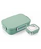 SignoraWare Chipmunk Stainless Steel Printed Lunch Box | Airtight & Leakproof | Maintain Freshness & Crispness | Ideal for School Kids | Great for Picnic & Outdoor Activities (850ml + 160ml | Green)