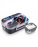 SignoraWare Chipmunk Stainless Steel Printed Lunch Box with Clip Lock Lid | Airtight & Leakproof | Maintain Freshness & Crispness | Great for School Kids, Picnics & Outdoors (850ml + 160ml | Black)