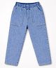 Googo Gaaga Cotton Denim Woven Washed Jeans - Blue