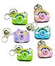 New Pinch Cute Cartoon Projection Camera Keychain for Kids  Mini Image Projector Toy, Birthday Return Gift, Party Favors, School Rewards (Pack of 6)