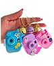 New Pinch Cute Cartoon Projection Camera Keychain for Kids Mini Image Projector Toy, Birthday Return Gift, Party Favors, School Rewards (Pack of 3)