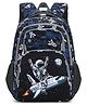 Frantic Premium Quality Black Moon Mission school bag for Kids - Height 16 Inches