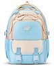 Gear Height 15 Inches CUPCAKE BACKPACK Water Resistant School Bag/Casual Backpack/Daypack/Travel Backpack for Boys/Girls (BLUE-CREAM)